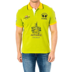 Polo Manga Corta Con Cuello De Solapa 2mps55 Para Hombre - green, S