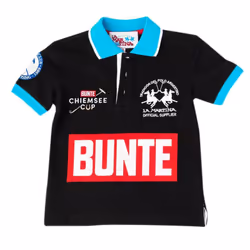 Polo Manga Corta Cuello De Solapa A Contraste 2kp049 Para NiÃ±o - black, 8 AÃOS