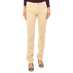 PantalÃ³n Stretch ElÃ¡sticos Con Bajos Con Corte Pitillo Lwt010 Para Mujer - beige, 33-USA