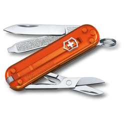 Victorinox CLASSIC SD swiss army knife - original keyring size pocket knife - fire opal