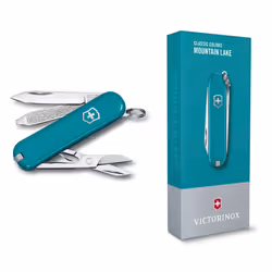 Victorinox CLASSIC Swiss army knife - Style Icon Colour collection - Gift boxed - turquoise