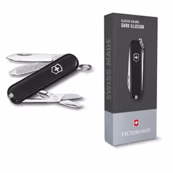 Victorinox CLASSIC Swiss army knife - Style Icon Colour collection - Gift boxed - black