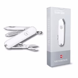Victorinox CLASSIC Swiss army knife - Style Icon Colour collection - Gift boxed - white