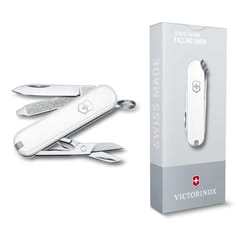 Victorinox CLASSIC Swiss army knife - Style Icon Colour collection - Gift boxed - white