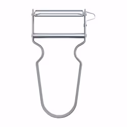 REX Peeler, Vegetable Peeler, Aluminium Handle, Stainless Steel Blade, Extra Sharp Straight Cut, Metal Colour 109 mm 6.0900