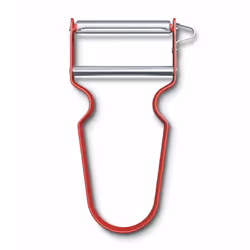 Straight-Blade REX Fruit and Vegetable Peeler (Red), 5.5 x 2.7 x 0.6 in