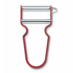 Straight-Blade REX Fruit and Vegetable Peeler (Red), 5.5 x 2.7 x 0.6 in