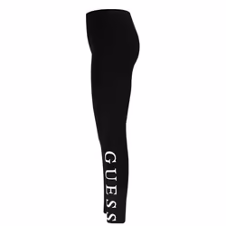 GUESS Girls' Big Logo Leggings  Jet Black  14