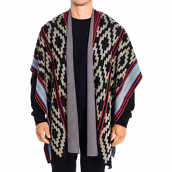 Poncho De Punto De Entretiempo Sin Mangas Rms006-xc037 Hombre - multicolored, L