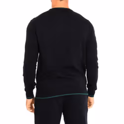 Jersey Manga Larga Rms301-xc008 Para Hombre - black, L