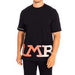 Camiseta Manga Corta Smr312-js303 Para Hombre - black, S
