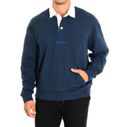 Polo Manga Larga Tmf002-js305 Para Hombre - blue, L