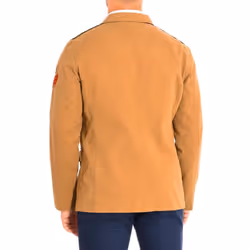 Chaqueta De Corte Regular Con Cuello Con Solapa Tmje30-tw412 Para Hombre - brown, 50