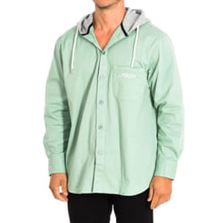Chaqueta Con Corte Regular Cuello Alto Y Capucha Tmc009-tw361 Para Hombre - green, L