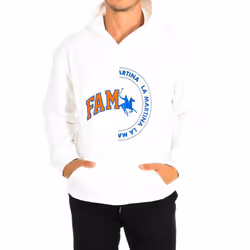 Sudadera Con Capucha 11m090-fp533 Para Hombre - white, L