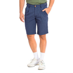 Bermuda Con Bajos Con Corte Recto Y Trabillas CinturÃ³n Tmb006-jq035 Para Hombre - blue, 34-USA