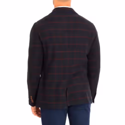 Americana Regular De Manga Larga Tmj002-jq036 Para Hombre - black, 54