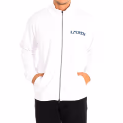 Sudadera Cremallera Tmf601-fp533 Para Hombre - white, L