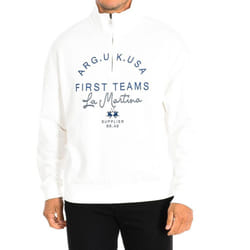 Sudadera Con Cremallera Tmf600-fp220 Para Hombre - white, XXL