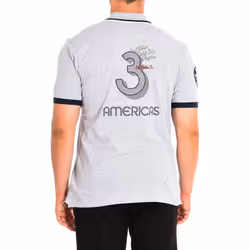 Polo Manga Corta Tmp602-pk097 Para Hombre - gray, S