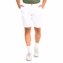Bermuda Con Bajo De Corte Rectos Tmb004-tl121 Para Hombre - white, 30-USA