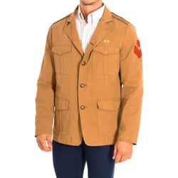 Chaqueta De Corte Regular Con Cuello Con Solapa Tmje30-tw412 Para Hombre - brown, 46