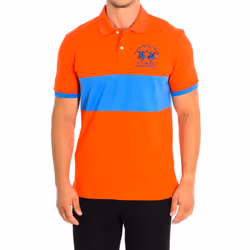 Polo Manga Corta Tmp610-pk097 Para Hombre - orange, S