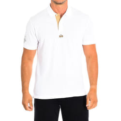 Polo Manga Corta Tmpe60-pk097 Para Hombre - white, S