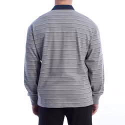 Polo Manga Larga Comfort Fit Ump304-js336 Para Hombre - gray, L