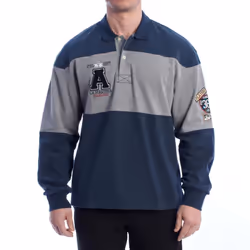 Polo Manga Larga Comfort Fit Ump317-js339 Para Hombre - gray, L