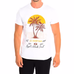 Camiseta Manga Corta Tmr323-js354 Para Hombre - white, 3XL