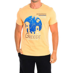 Camiseta Manga Corta Tmr326-js354 Para Hombre - orange, XXL