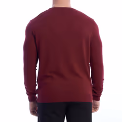 Jersey Cuello Redondo Regular Fit Xms300-yv021 Para Hombre - deep carmine, M