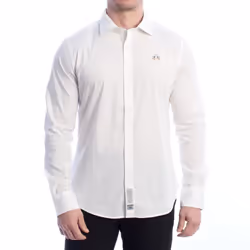 Camisa Manga Larga Slim Fit Ymc002-pp483 Para Hombre - white, XXL