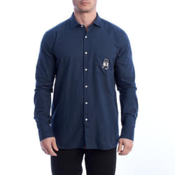 Camisa Manga Larga Oxford Ymc008-ox077 Para Hombre - blue, 3XL