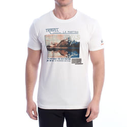 Camiseta Manga Corta Regular Fit Ymr312-js206 Para Hombre - white, 3XL