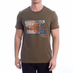 Camiseta Manga Corta Regular Fit Ymr312-js206 Para Hombre - green, XXL