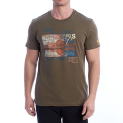 Camiseta Manga Corta Regular Fit Ymr312-js206 Para Hombre - green, XXL