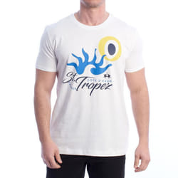Camiseta Manga Corta Regular Fit Ymr317-js395 Para Hombre - white, 3XL
