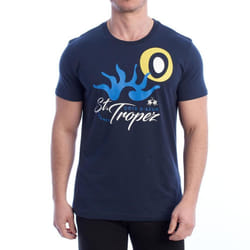 Camiseta Manga Corta Regular Fit Ymr317-js395 Para Hombre - blue, XXL