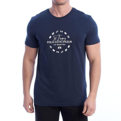 Camiseta Manga Corta Regular Fit Ymr321-js206 Para Hombre - blue, XXL
