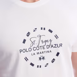 Camiseta Manga Corta Regular Fit Ymr321-js206 Para Hombre - blue, XXL