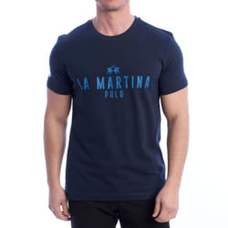 Camiseta Manga Corta Regular Fit Ymr322-js206 Para Hombre - blue, XXL