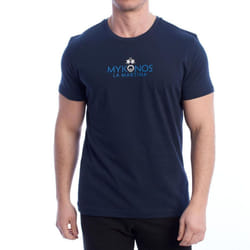 Camiseta Manga Corta Regular Fit Ymr605-js395 Para Hombre - blue, XXL