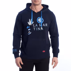 Hoodie Sudadera Con Capucha Over Fit Ymf309-fp568 Para Hombre - blue, 3XL