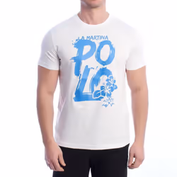 Camiseta Manga Corta Regular Fit Ymr323-js206 Para Hombre - white, M