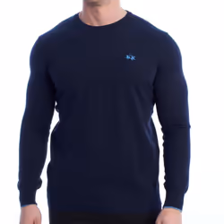 Jersey Cuello Redondo Regular Fit Yms010-xc008 Para Hombre - blue, XXL