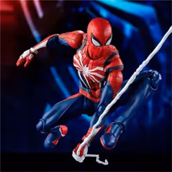 15CM Marvel Figure SHF S.H.Figuarts For PS4 Gamer Verse SPIDER-MAN SUIT