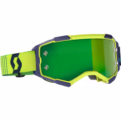 Scott Fury blue/yellow Motocross Goggles, blue-yellow for Men