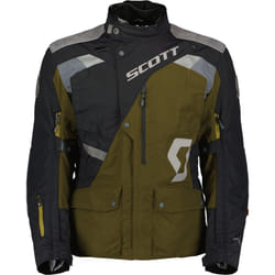 Scott Dualraid Dryo Motorcycle Textile Jacket, black-green, Size 4XL for Men